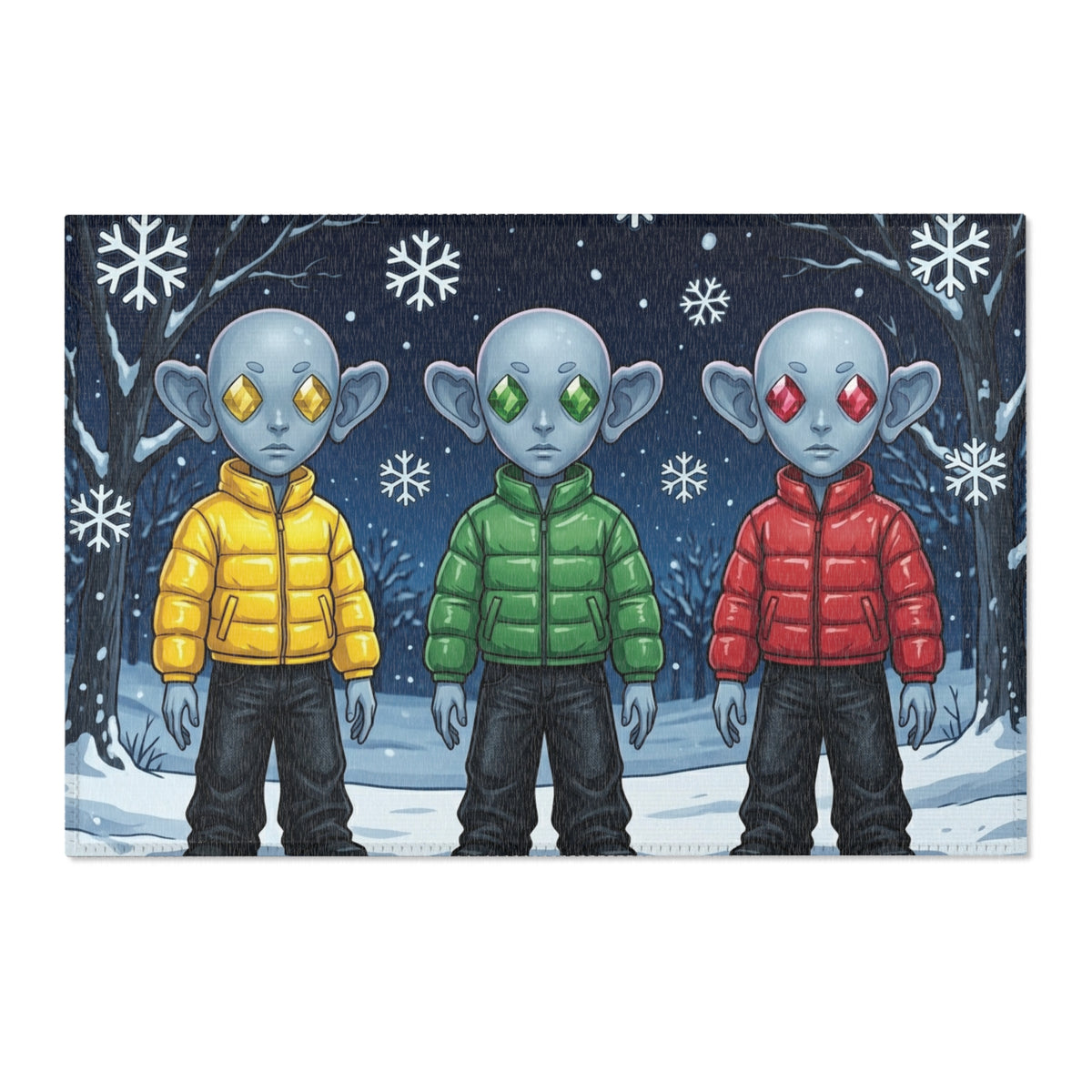Snow Fall Rug