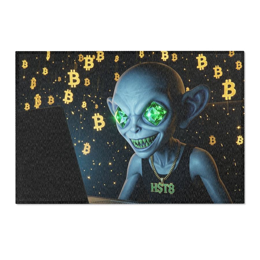 Bitcoin Rain Rug